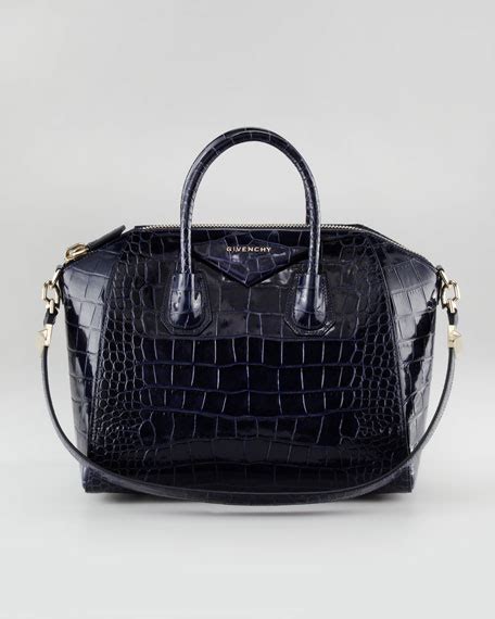 givenchy croc embossed tote|Medium Voyou tote bag in crocodile effect leather in .